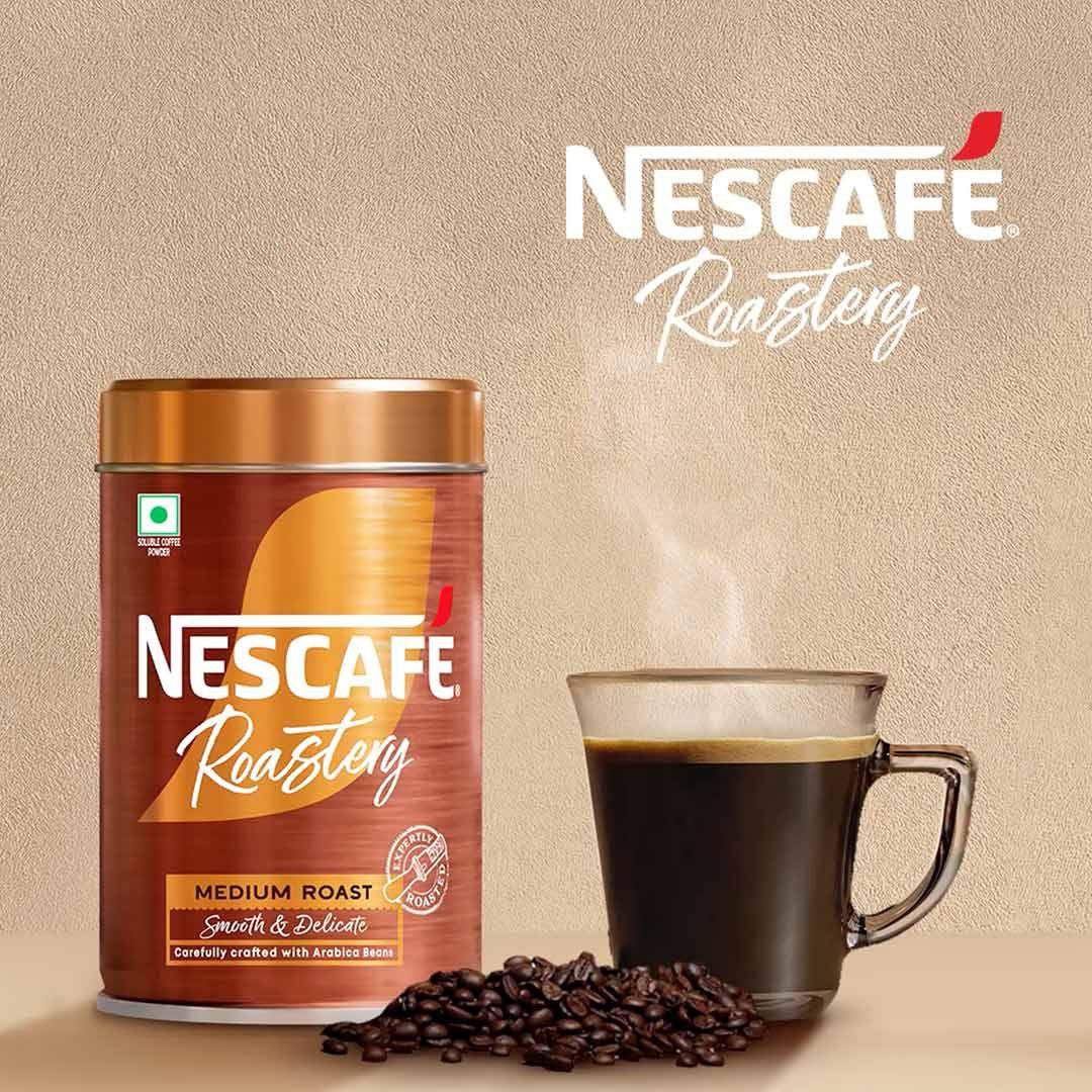 Nescafe Roastery - Medium Roast Instant Coffee (Smooth & Delicate) : 95 g
