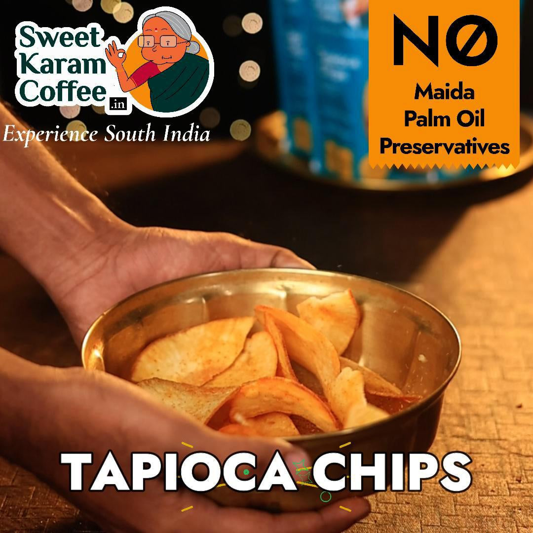 Sweet Karam Coffee Tapioca Chips - No Palm Oil : 65 g