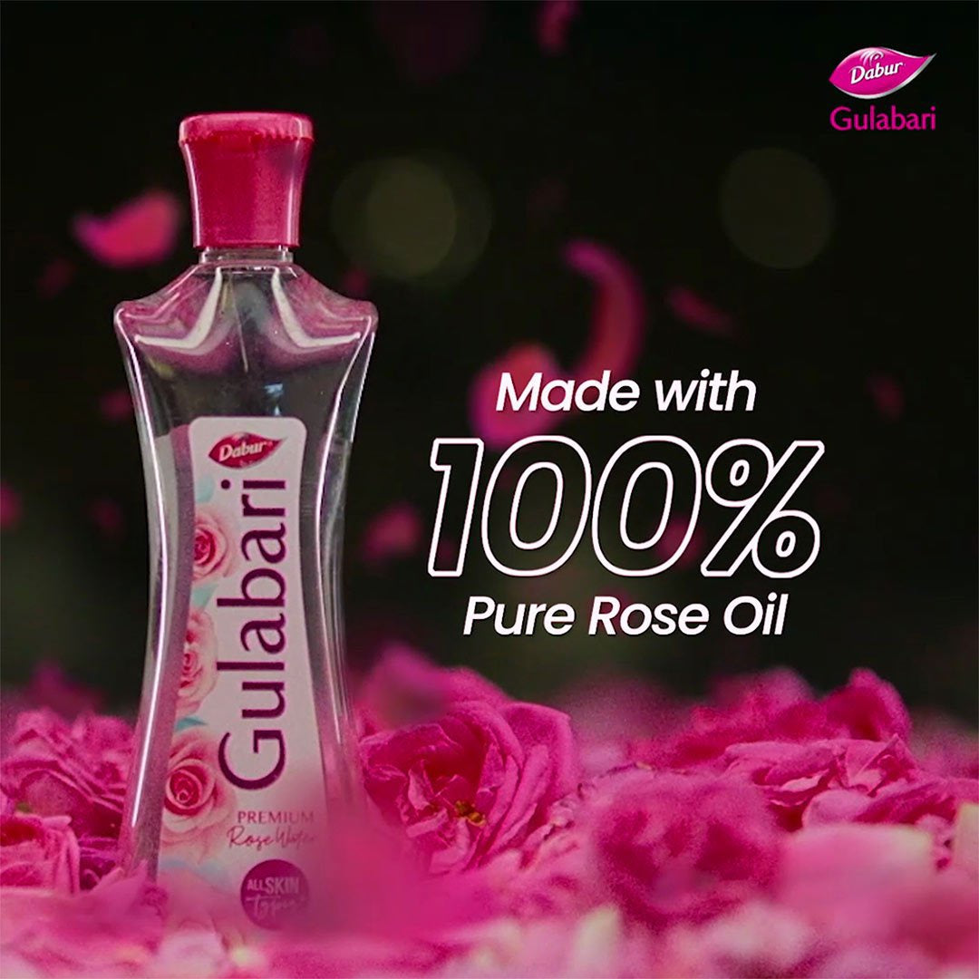 Dabur Gulabari Premium Rose Water Paraben Free Skin Toner : 250 ml