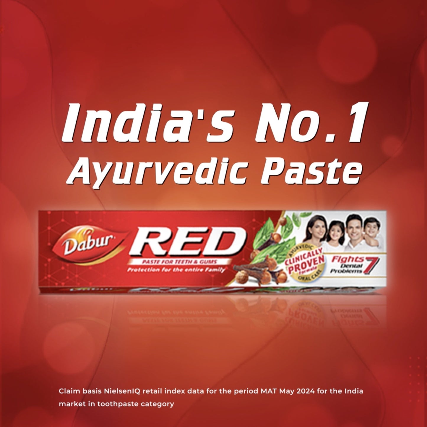 Dabur Red Herbal Toothpaste : 200 g