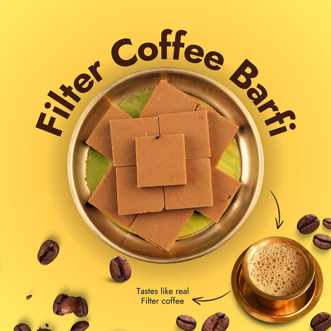 Filter Coffee Burfi by Sweet Karam Coffee : 1 unit
