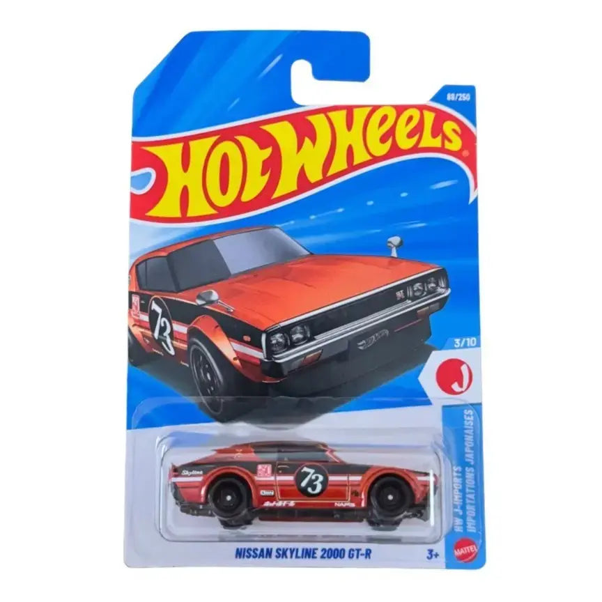 Nissan Skyline 2000 GT-R (Orange) – Hot Wheels Imported by Mattel