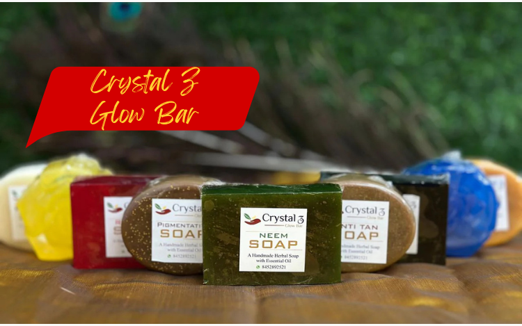 Crystal Z Glow Bar – Handmade Herbal Soaps
