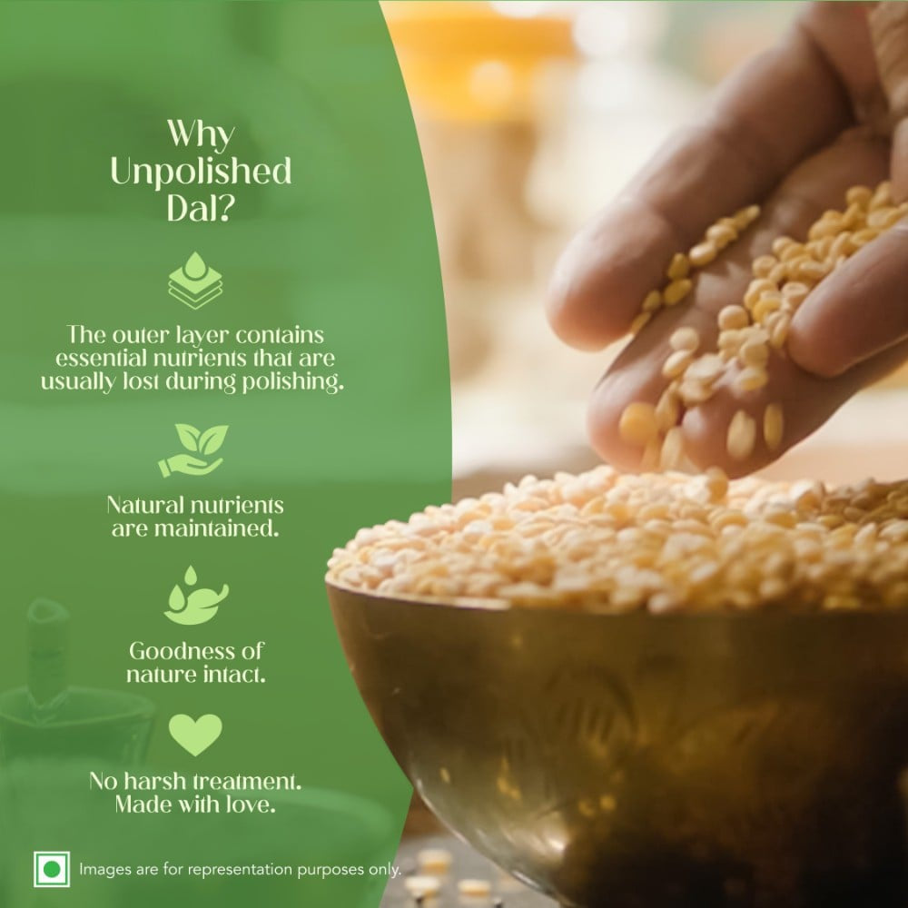 Tata Sampann Unpolished Toor Dal/Toor Dal : 5 kg