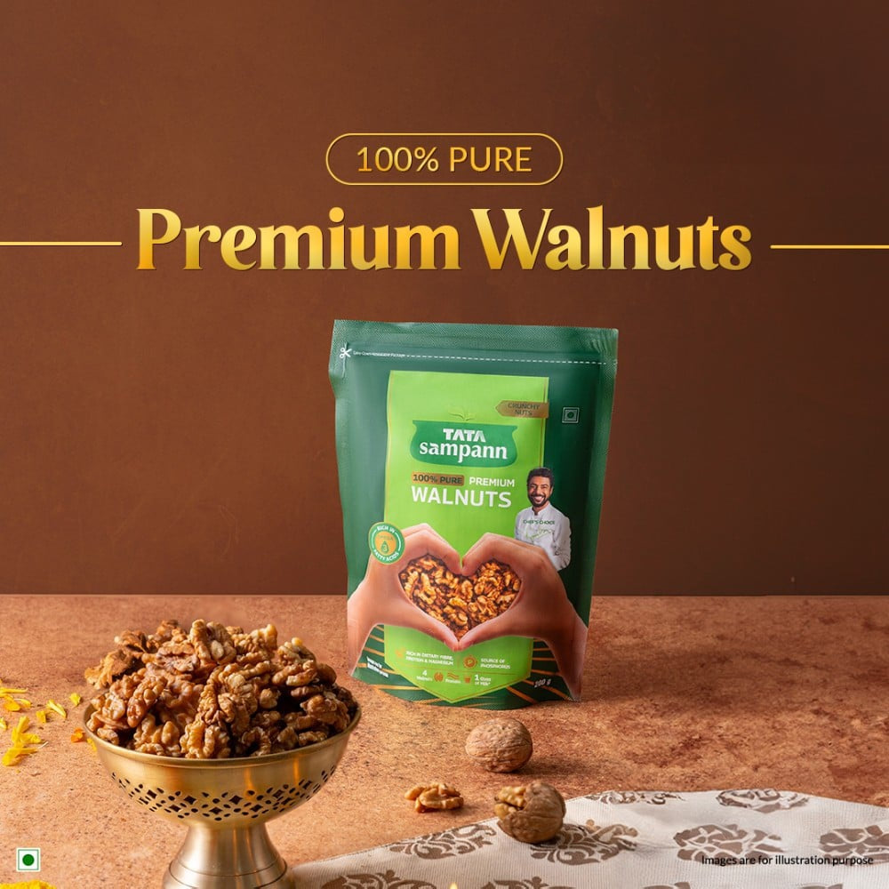 Tata Sampann 100% Pure Premium Walnuts : 200 g