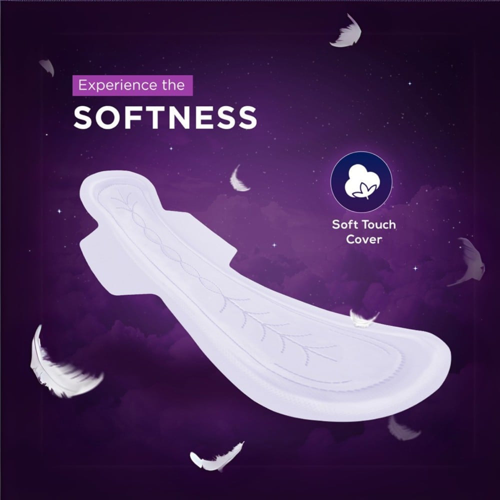Stayfree Advanced All Nights Sanitary Pads : 1 pack (8 pieces)