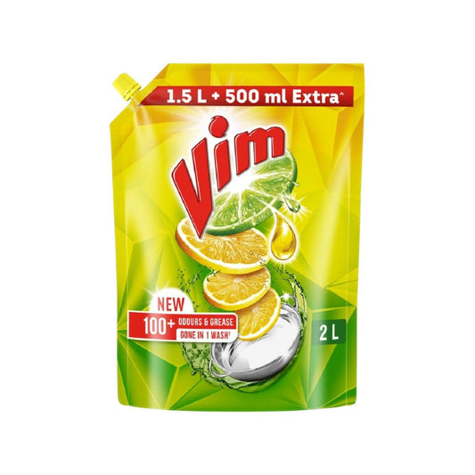 Vim Lemon Dishwash Gel : 2 ltr
