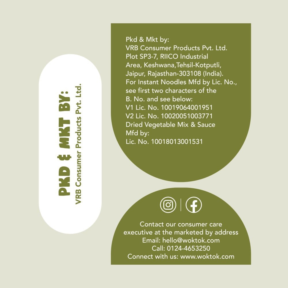 Wok Tok by Veeba Kung Pao Instant Cup Noodles : 92.5 g