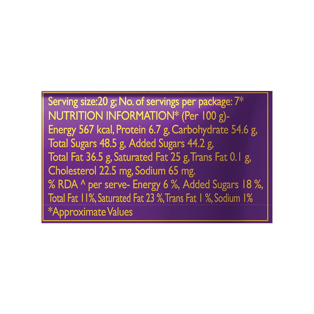 Cadbury Dairy Milk Silk Ganache Flavoured Chocolate Bar : 146 g