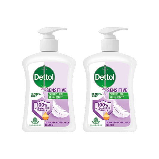 Dettol pH-Balanced Sensitive Hand Wash - Pack of 2 : 2 x 200 ml