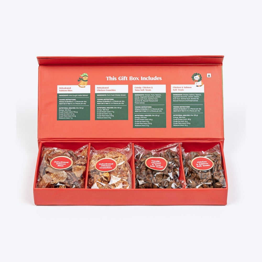 HUFT Gift of Joy Gift Pack of Cat Treat : 160 g