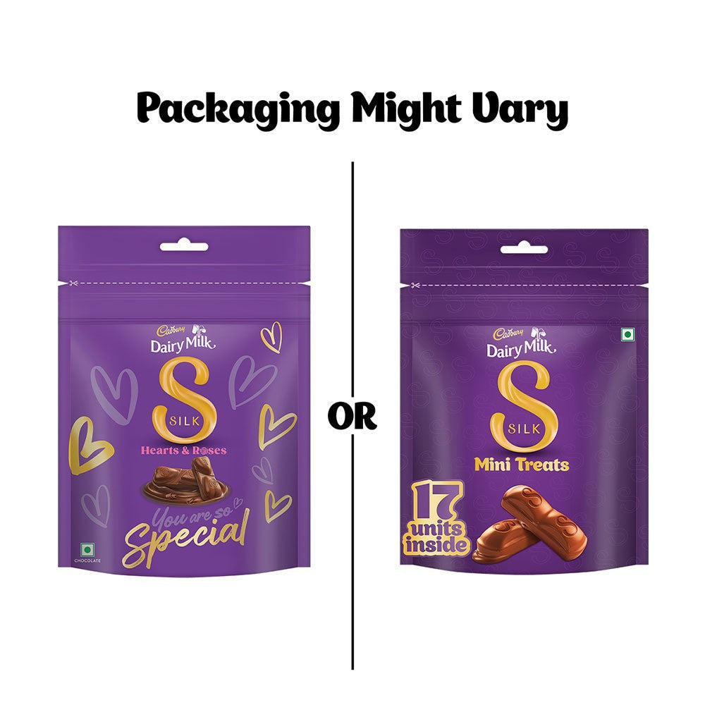 Cadbury Dairy Milk Silk Minis Home Treats Milk Chocolate Pack : 135 g