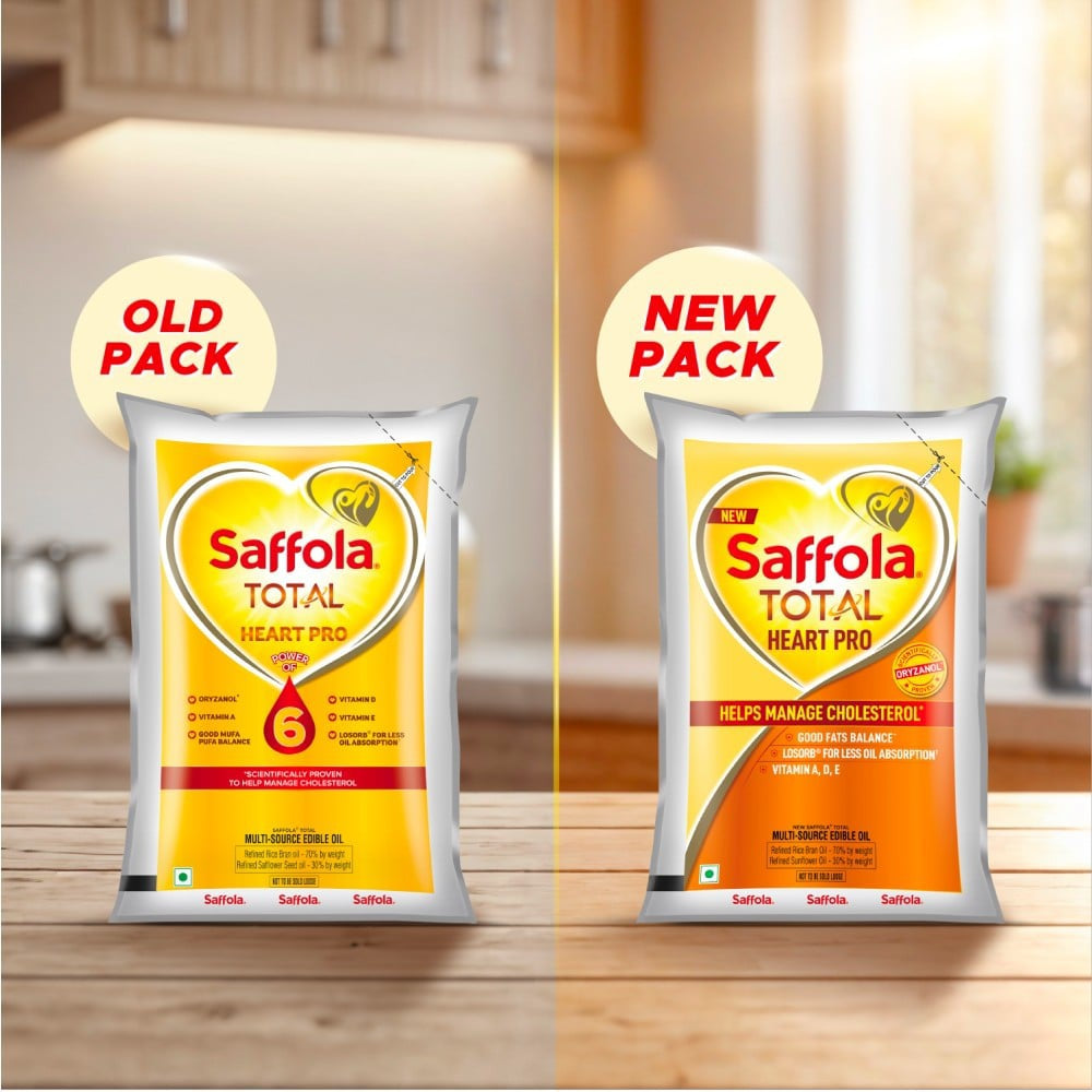 Saffola Total Pro Heart Conscious Edible Oil : 1 ltr