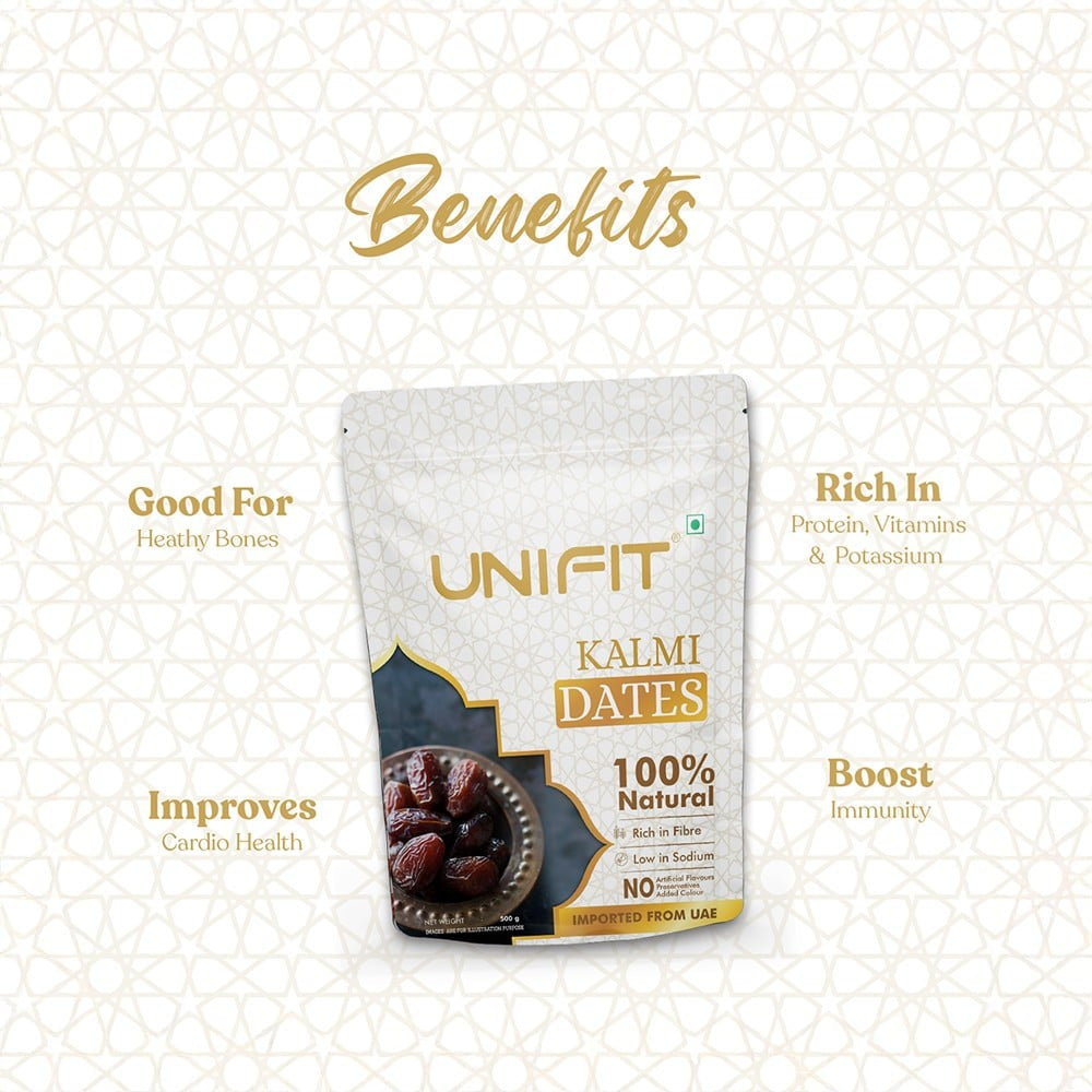 Unifit Kalmi Dates (Khajur) : 500 g