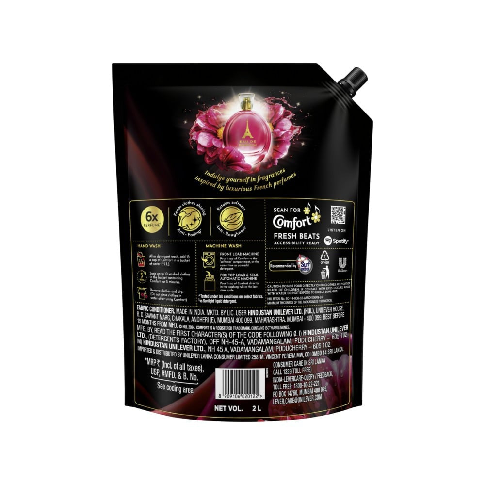 Comfort Fabric Conditioner (Perfume Deluxe) : 2 ltr