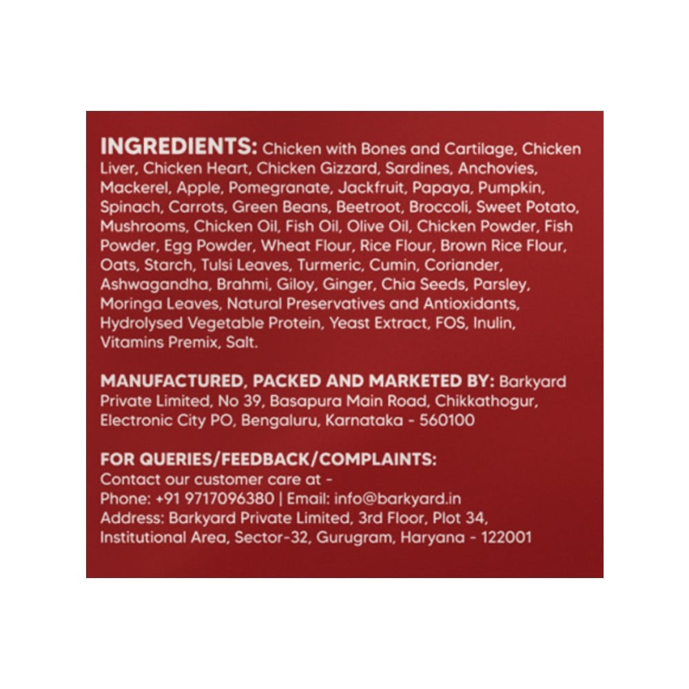HUFT Heart Oven Baked Dry Dog Food for Puppies with Chicken, Fish & Indian Herbs : 2 kg