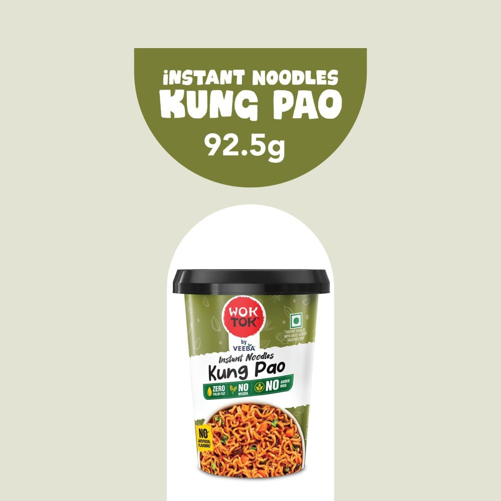 Wok Tok by Veeba Kung Pao Instant Cup Noodles : 92.5 g