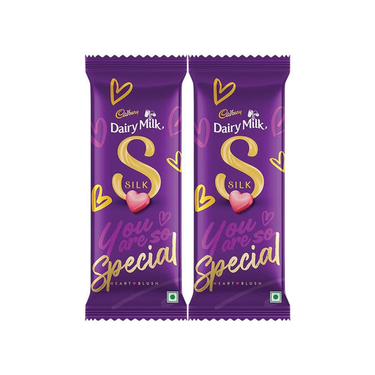 Cadbury Dairy Milk Silk Milk Chocolate Bar - Pack of 2 : 2 x 150 g
