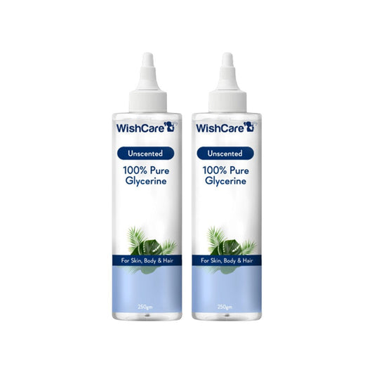 Wishcare Unscented 100% Pure Glycerine - Pack of 2 : 2 x 250 g