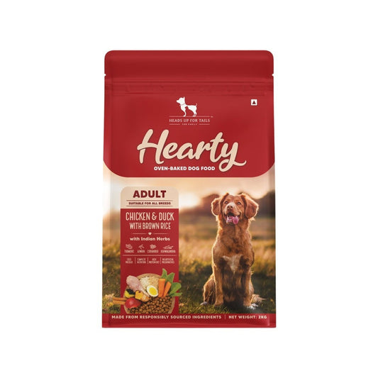 HUFT Hearty Oven-Baked Dry Adult Dog Food with Chicken, Duck & Brown Rice : 2 kg