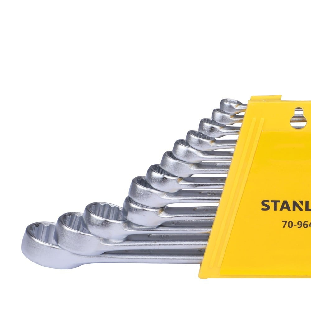 STANLEY Chrome Combination Spanner Tool Kit - 12 Pieces : 1 unit