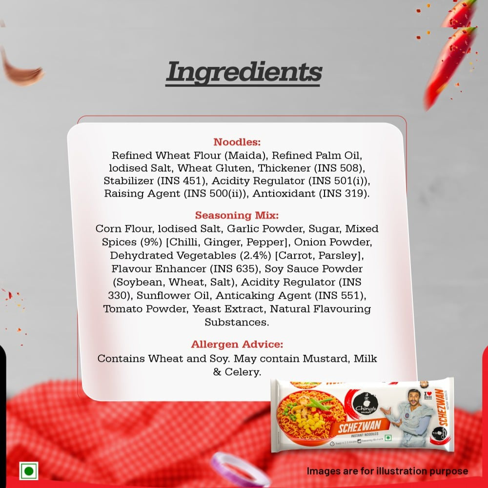 Ching's Secret Schezwan Flavoured Instant Noodles : 240 g