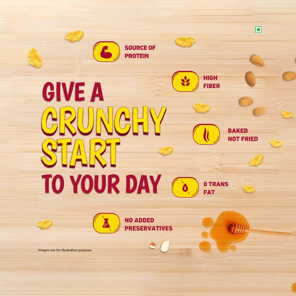 Tata Soulfull Crunchy Corn Flakes with Millet Shakti : 475 g