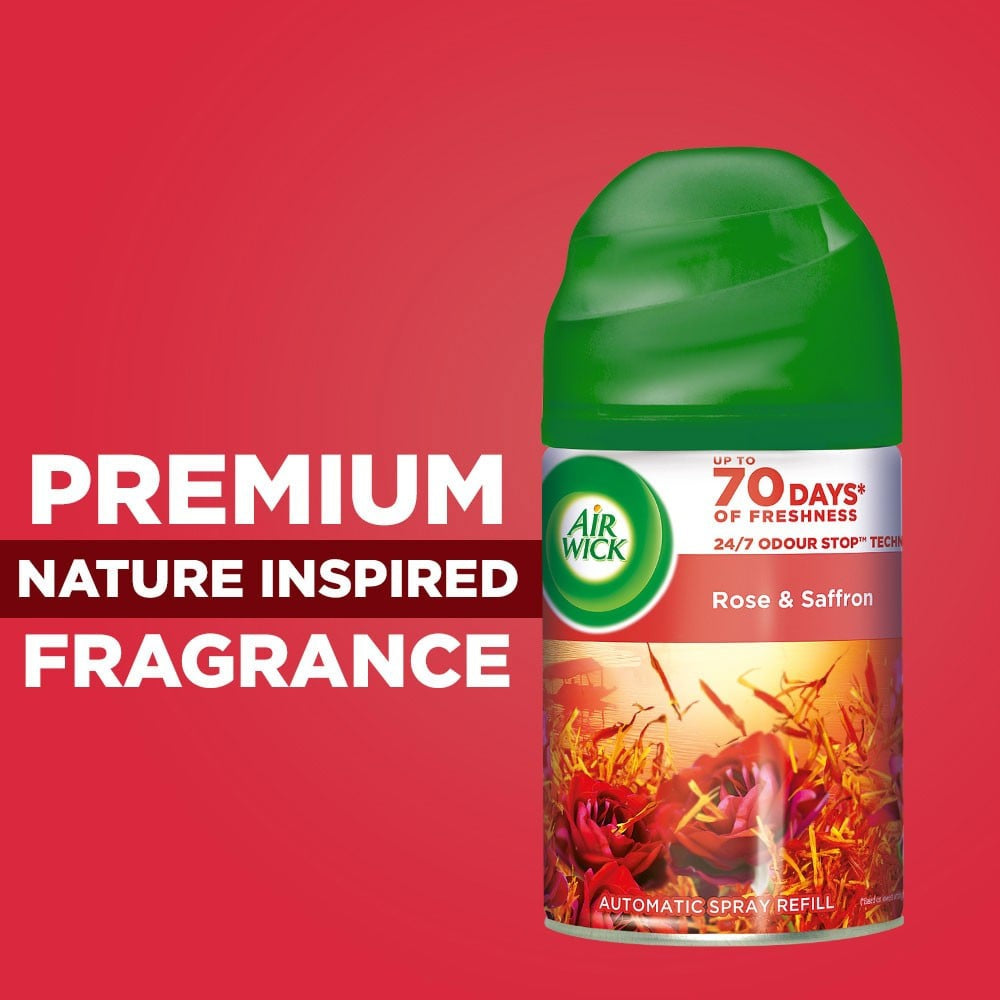 Airwick Freshmatic Automatic Room Freshener (Rose and Saffron) : 250 ml