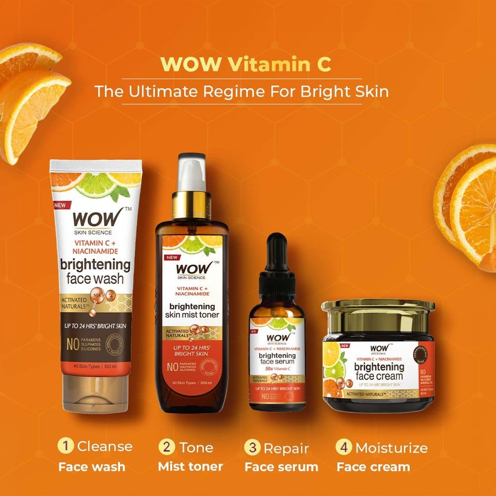 Wow Skin Science Vitamin C Face Wash : 100 ml
