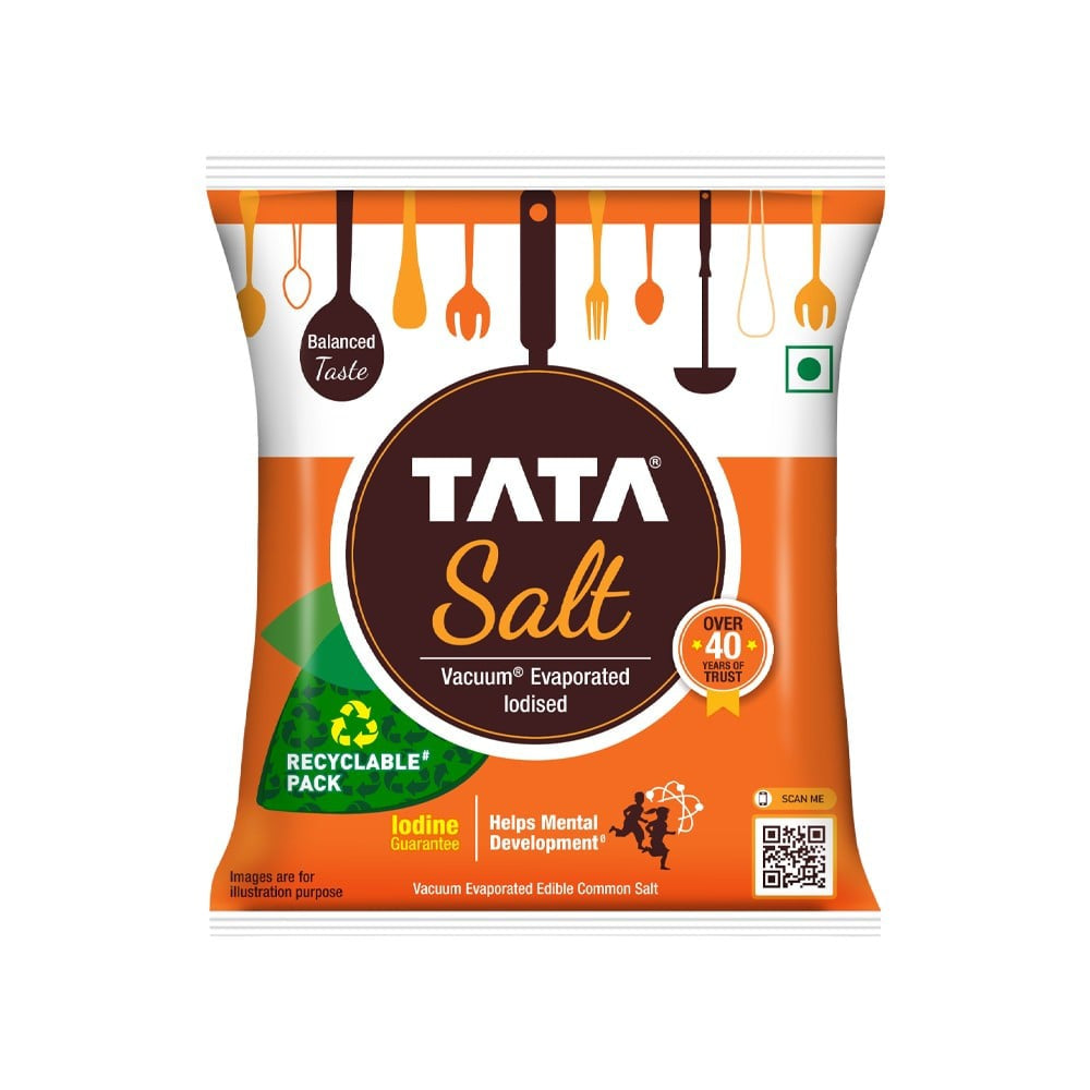 Tata Salt (Vacuum Evaporated Iodised) : 1 kg