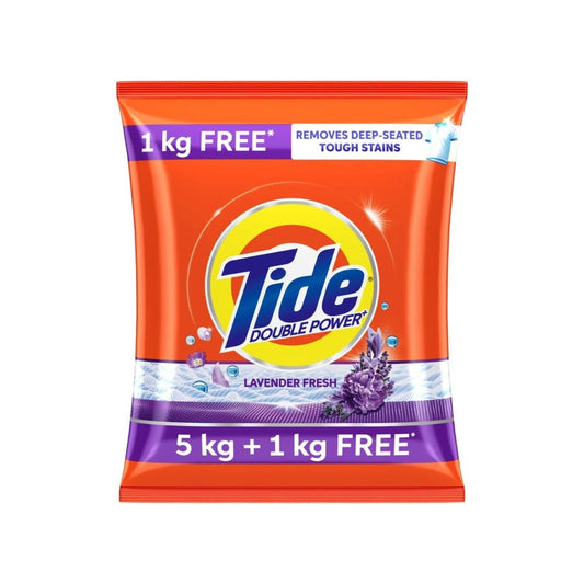 Tide Double Power Detergent Powder (Lavender Fresh) : 6 Kg