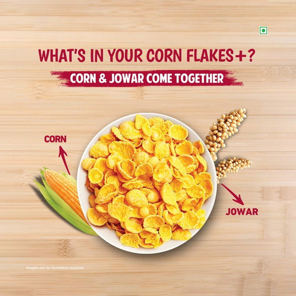 Tata Soulfull Crunchy Corn Flakes with Millet Shakti : 475 g