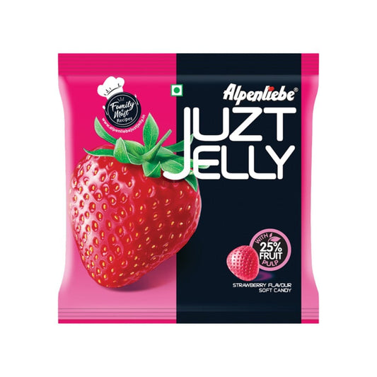 Alpenliebe Juzt Jelly Strawberry Flavour Candy : 148 g