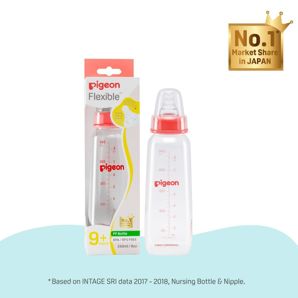 Pigeon Baby Nursing Red Feeding Bottle Large : 1 piece