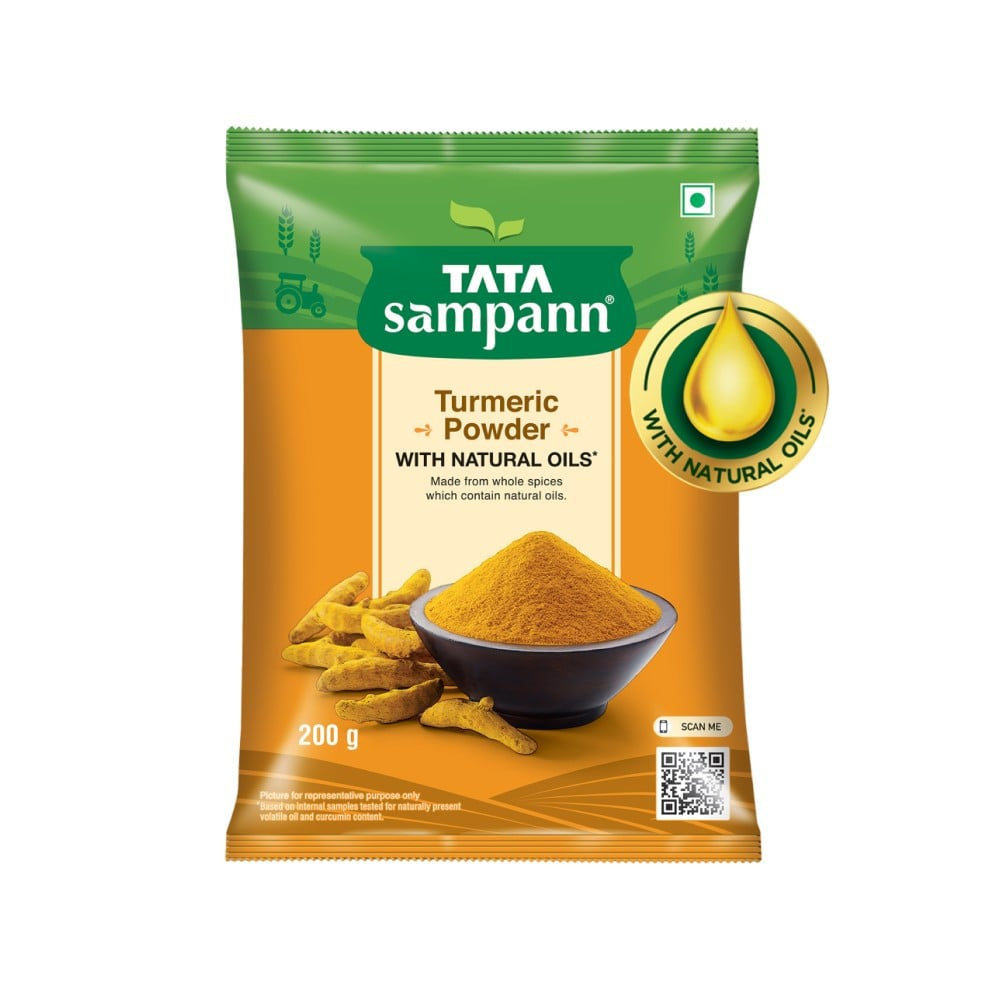 Tata Sampann Turmeric Powder with Natural Oils : 200 g