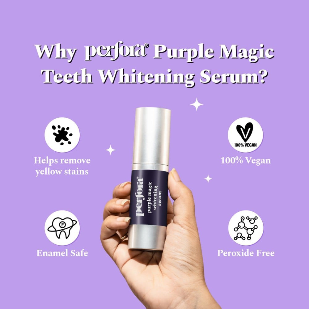 Perfora Purple Magic Teeth Whitening Serum : 30 ml