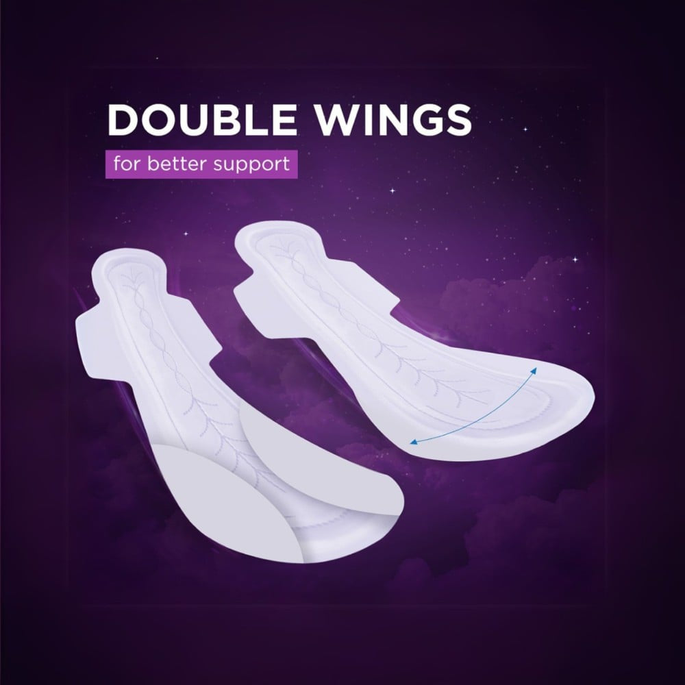 Stayfree Advanced All Nights Sanitary Pads : 1 pack (8 pieces)