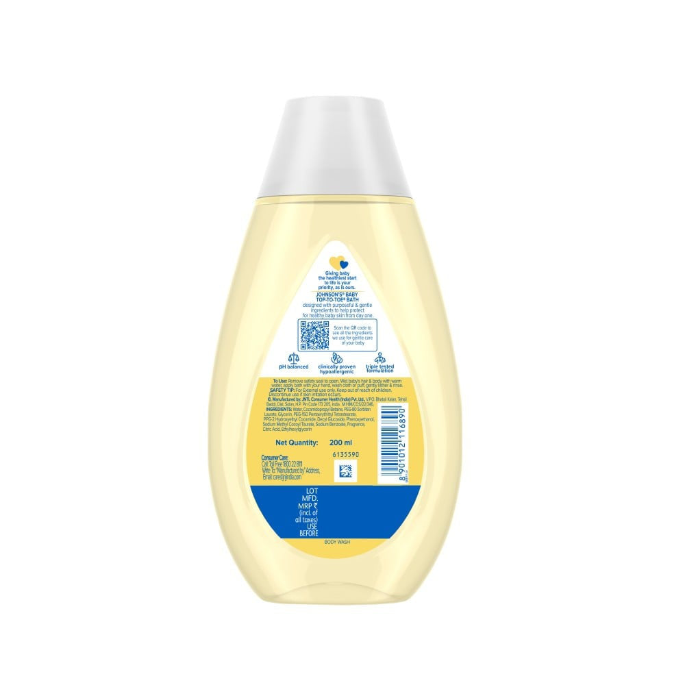 Johnson's Top-To-Toe Baby Wash : 200 ml