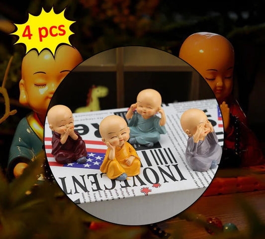 Baby Buddha 4-Piece Showpiece Set