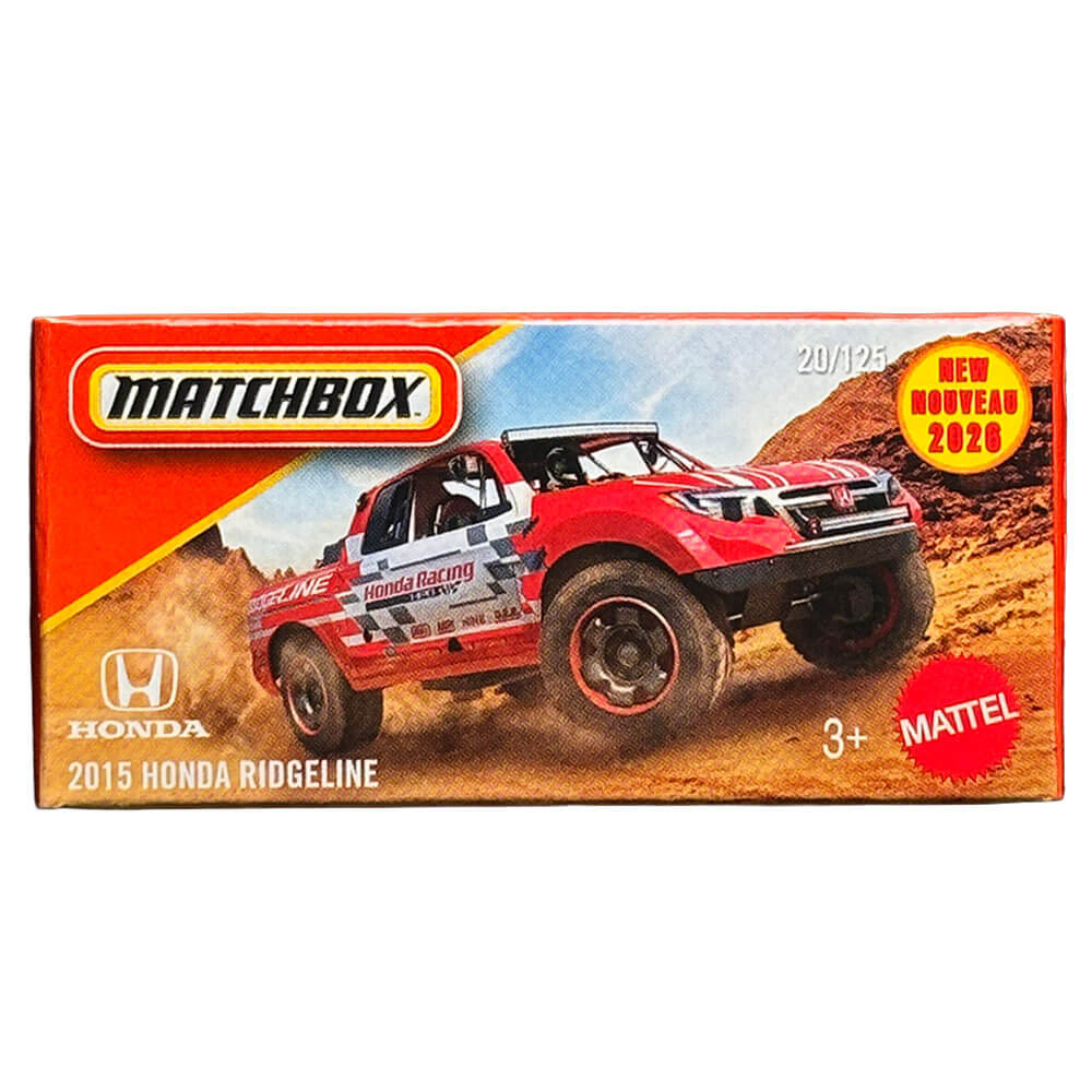 2015 Honda Ridgeline (Red) – Matchbox by Mattel