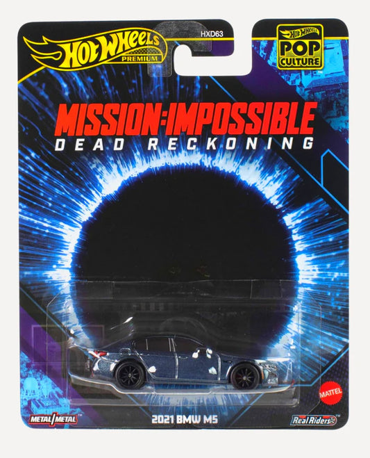 2021 BMW M5 (Dark Blue) – Hot Wheels Premium Pop Culture 2025 by Mattel