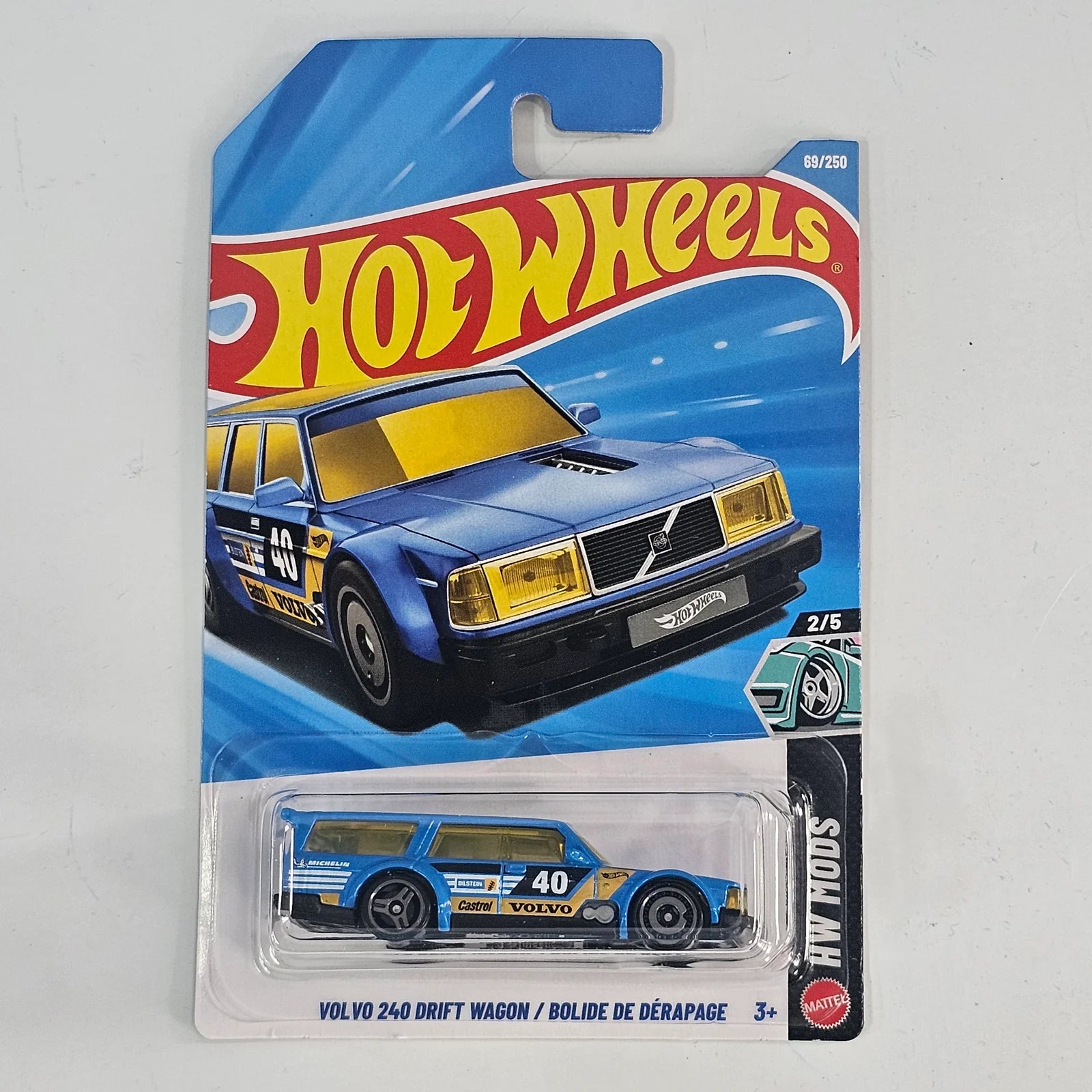 Volvo 240 Drift Wagon (Blue) – Hot Wheels 2026 Imported by Mattel - Prithvi Enterprises