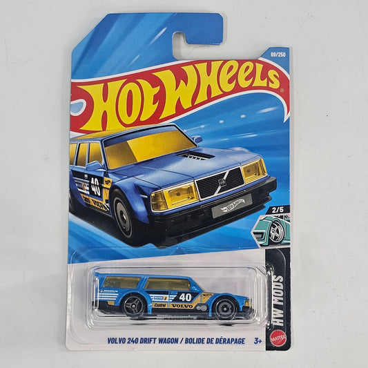 Volvo 240 Drift Wagon (Blue) – Hot Wheels 2026 Imported by Mattel