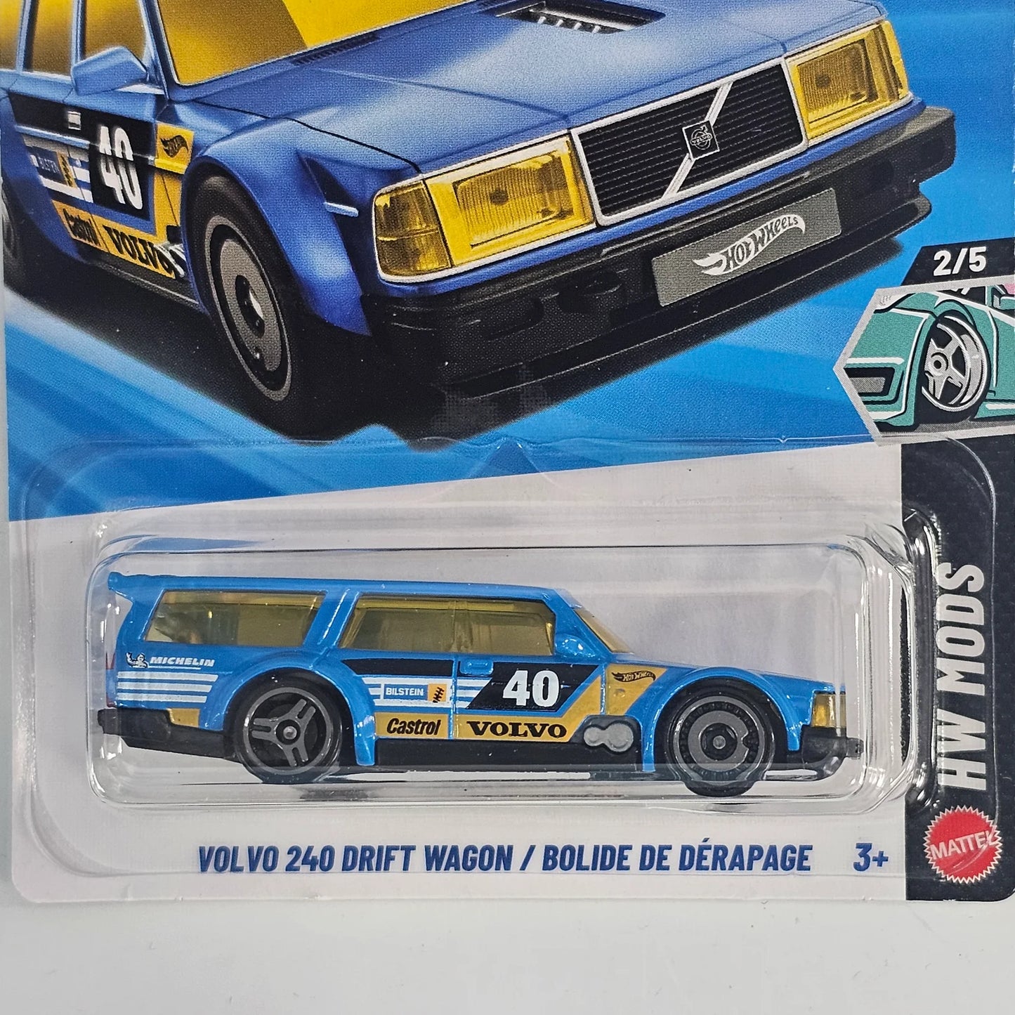 Volvo 240 Drift Wagon (Blue) – Hot Wheels 2026 Imported by Mattel - Prithvi Enterprises