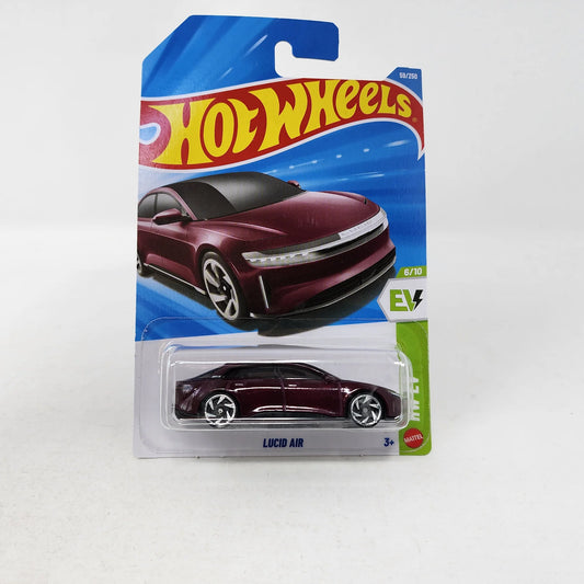Lucid Air (Maroon) – Hot Wheels 2026 Imported by Mattel