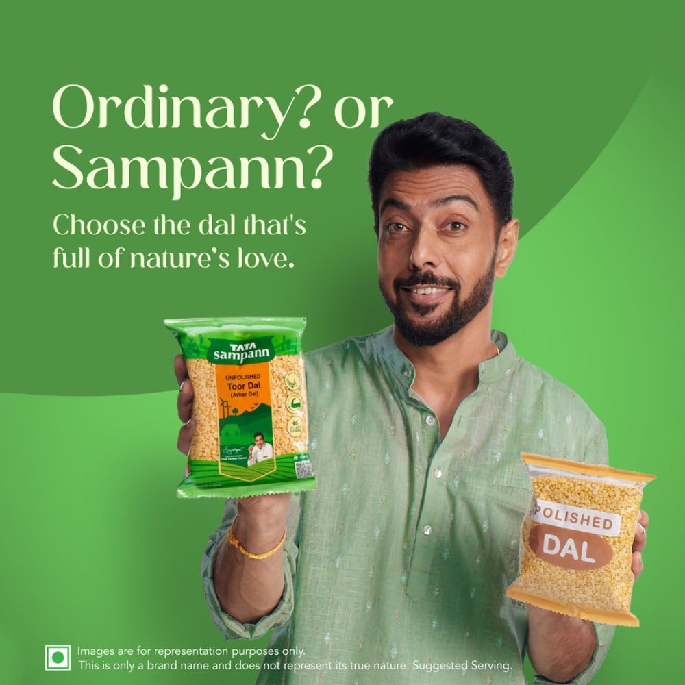 Tata Sampann Unpolished Toor Dal : 2 kg