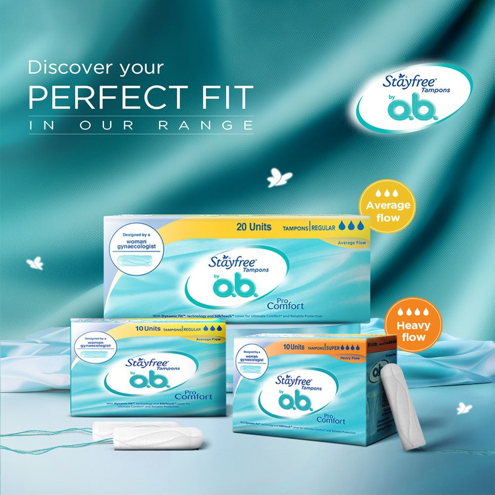 Stayfree Pro Comfort Tampons (by OB) : 20 pieces