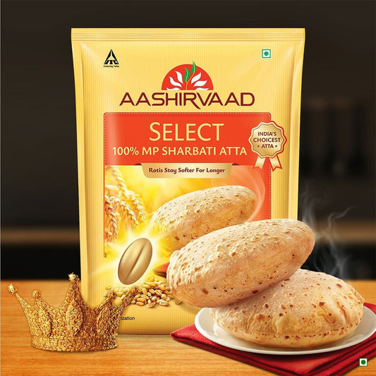 Aashirvaad Select 100% MP Sharbati Atta : 10 kg
