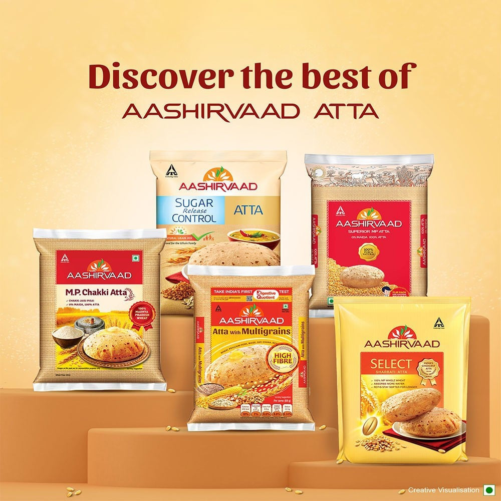 Aashirvaad Multigrain Atta : 5 kg