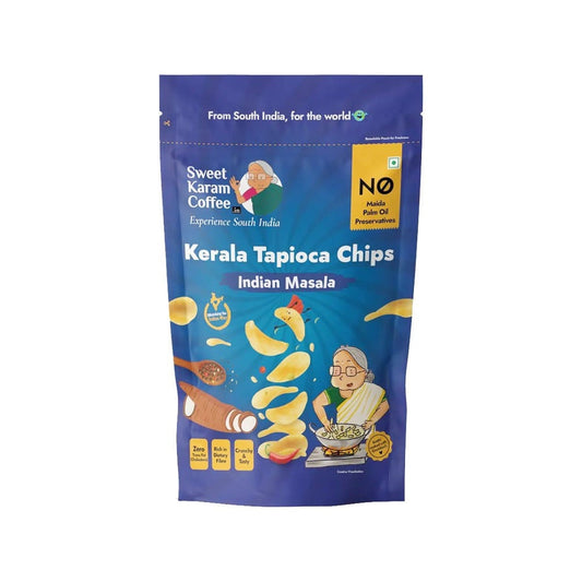 Sweet Karam Coffee Spicy Masala Papad - Pack of 2 : 2 x 100 g